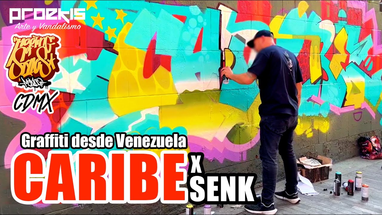 GRAFFITI desde Venezuela 🇻🇪 CARIBE x Senk en el Meeting of Styles Cdmx/2023