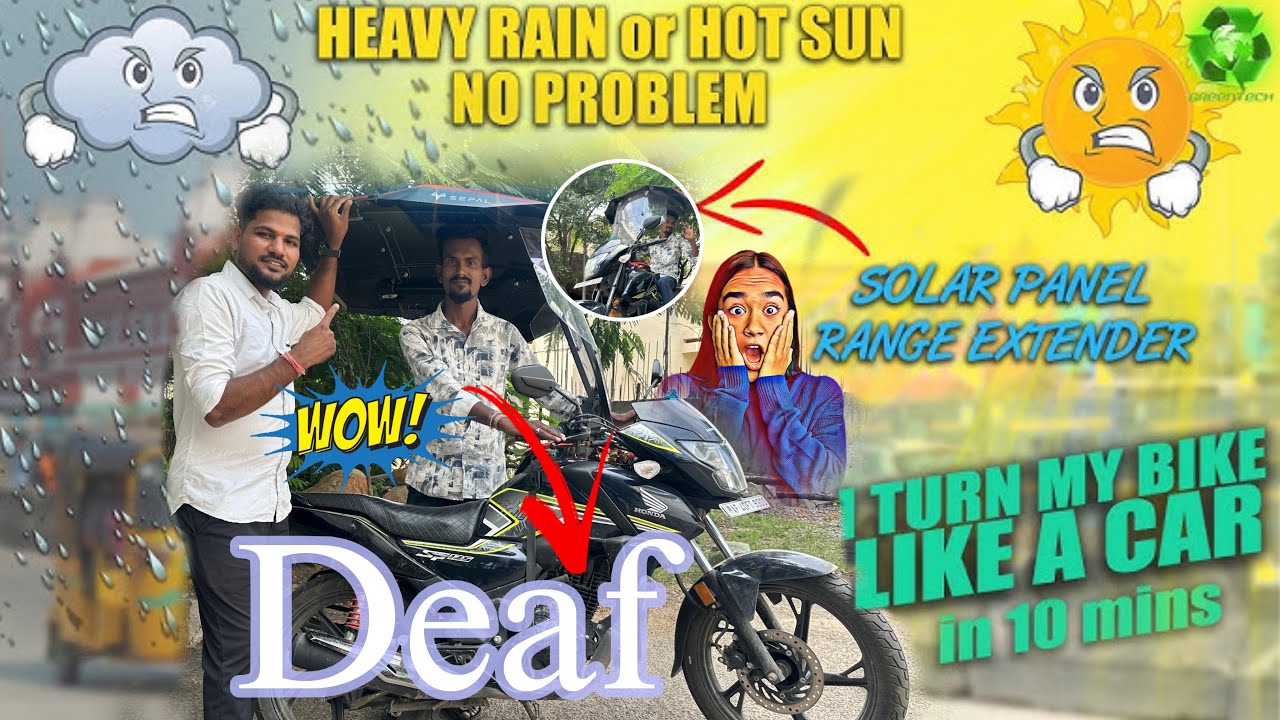 Hyderabad First time Deaf Bike Sepal Shield 😱