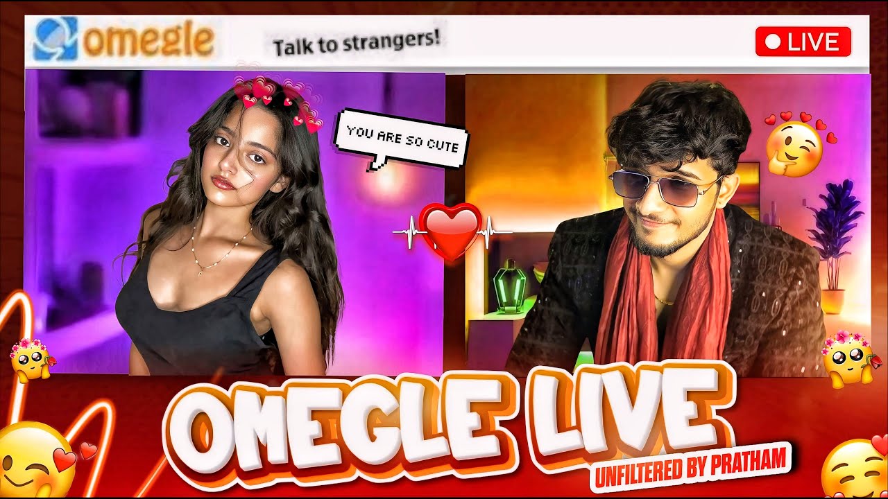 Omegle Pe Indian Girls ke Reactions 😳😂 | LIVE Funny Chat | UnfilteredByPratham | #monkeyapp