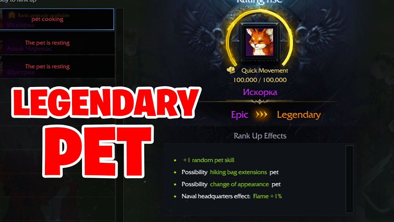 New Pet RANCH (LEGENDARY PETS) LOST ARK