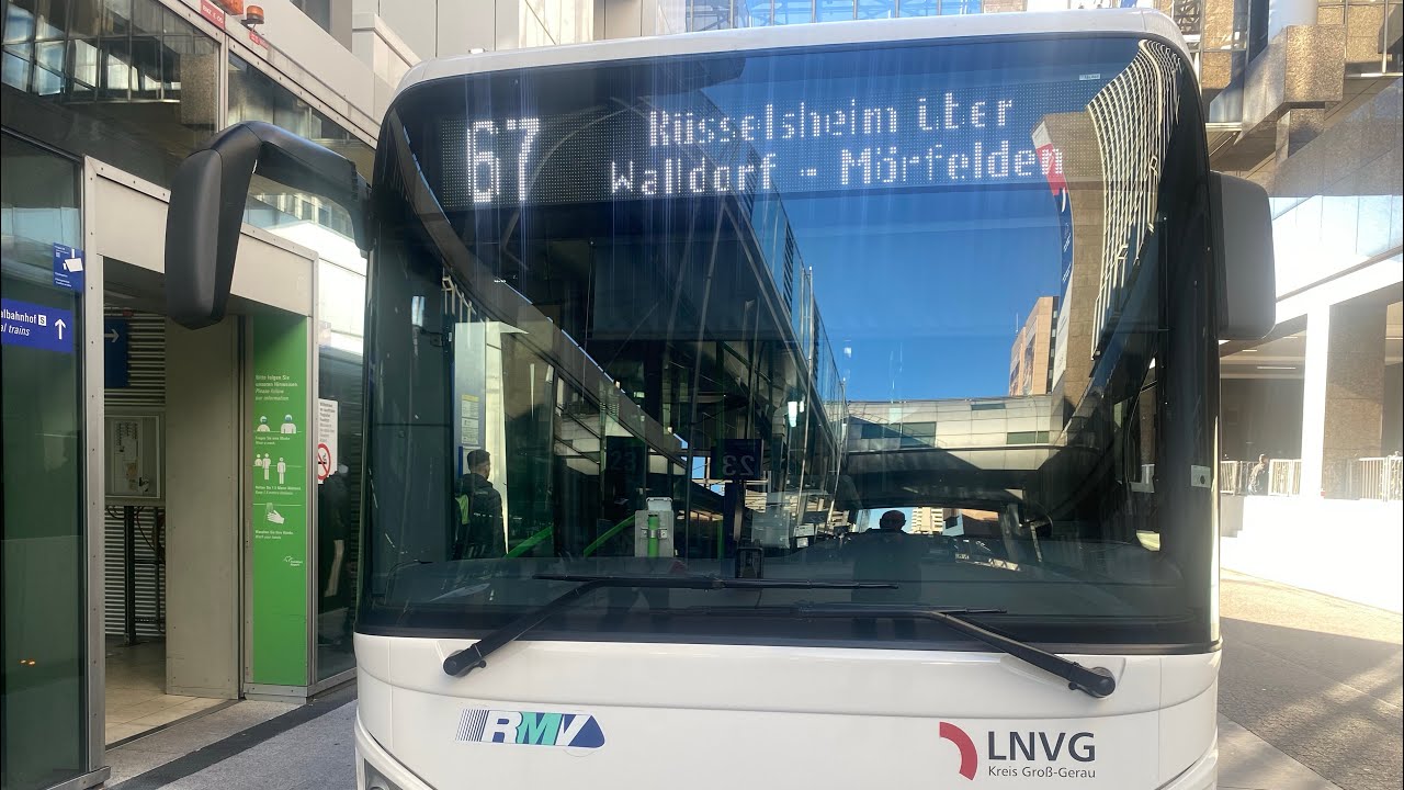Buslinie 67 | Frankfurt Flughafen  - Rüsselsheim