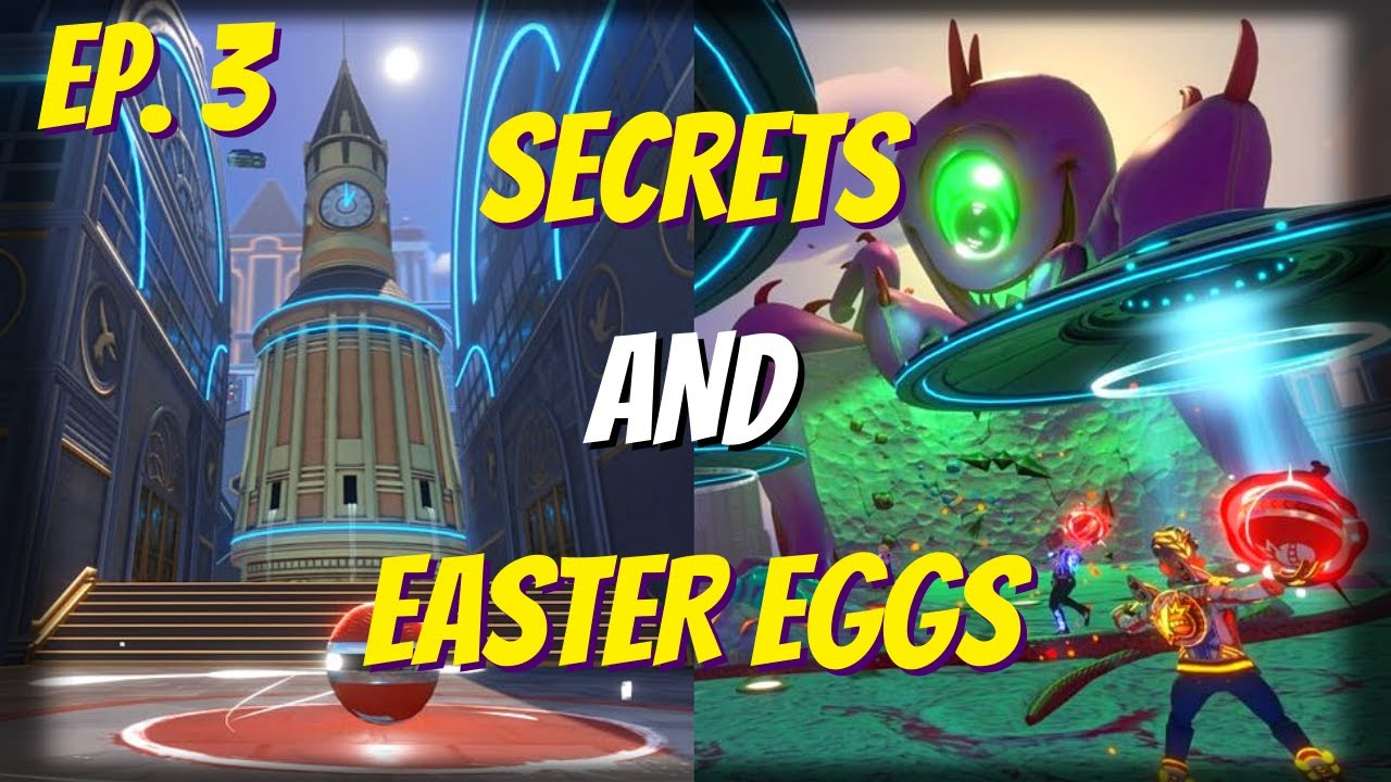 SECRETS AND EASTER EGGS | Knockout City (Knockout Roundabout & Galaxy Burger)