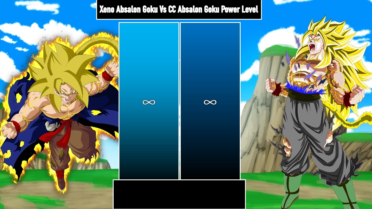Xeno Absalon Goku Vs CC Absalon Goku Power Level