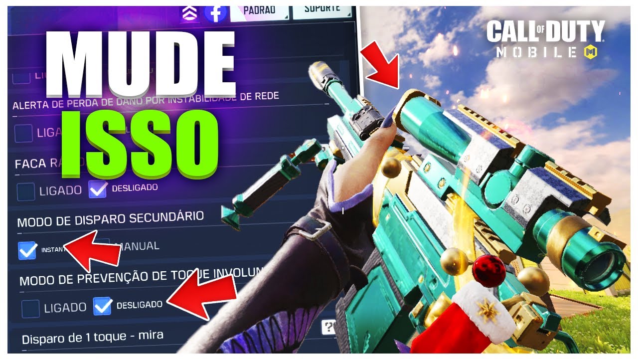 10 DICAS e CONFIGURAÇÕES VALIOSAS no COD MOBILE para MELHORAR RÁPIDO! (ATIVE ELAS)