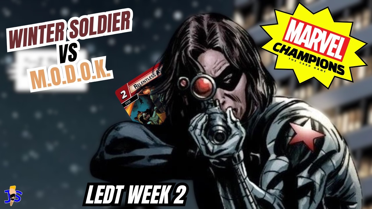 Marvel Champions: Winter Soldier Aggression (LEDT) vs M.O.D.O.K.  Standard 1 Expert 1