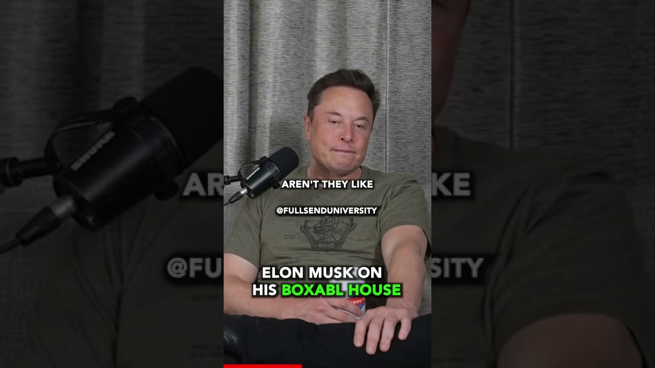 Elon Musk lives in a #boxabl house!