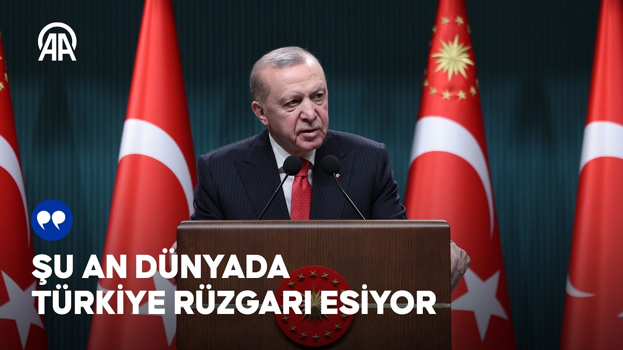 Cumhurbaşkanı Erdoğan, Kabine Toplantısı’nın ardından açıklamalarda bulunuyor