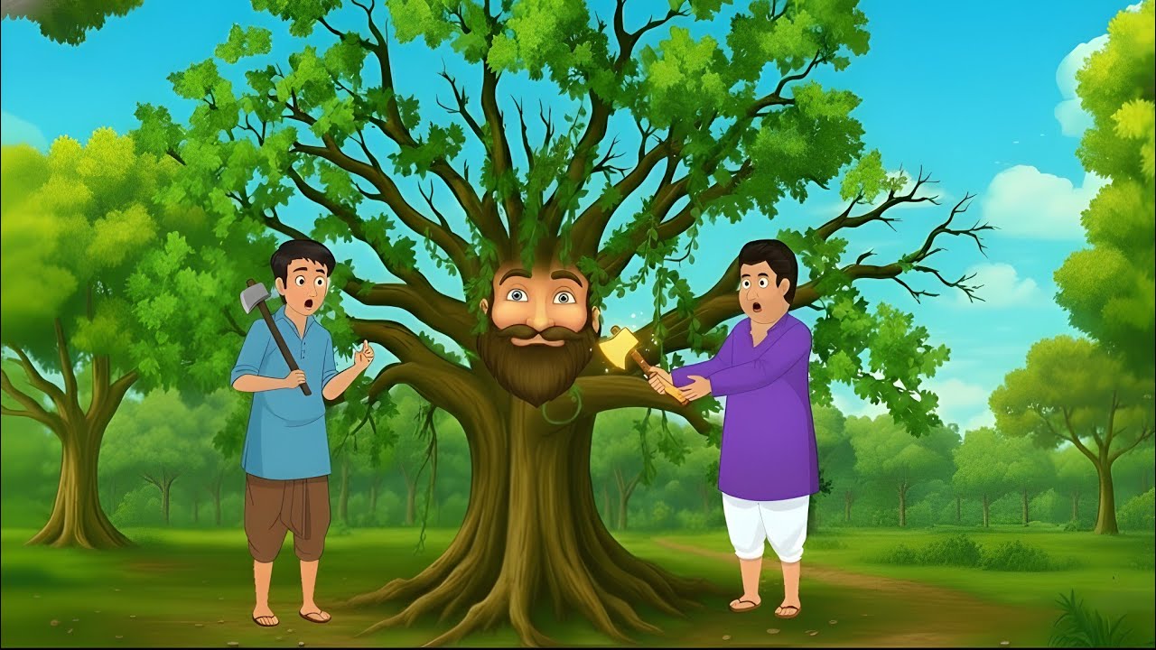 যাদুই গাছ ও দুই কাঠুরে | Jadui Gachh Dui Kathure | Bangla Cartoon | Bangla Moral Story