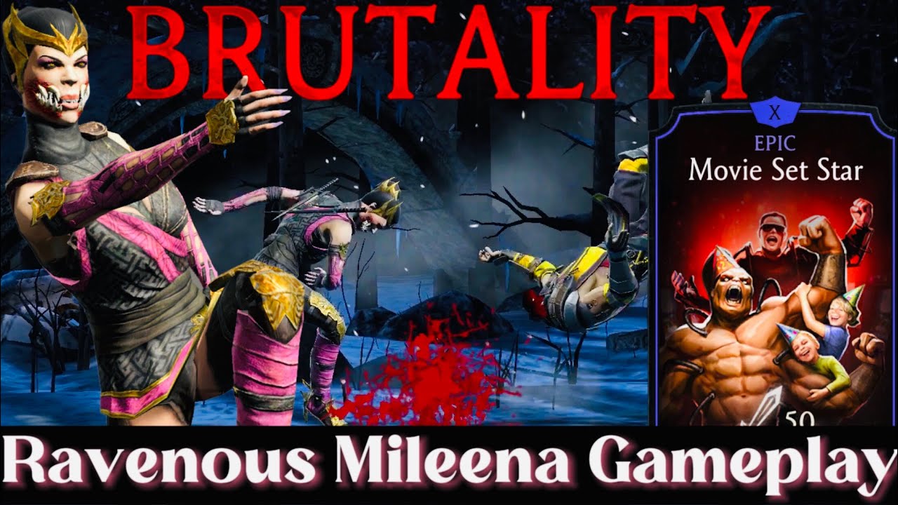 Ravenous Mileena Max Bonus Points Survival Brutality Gameplay MK Mobile