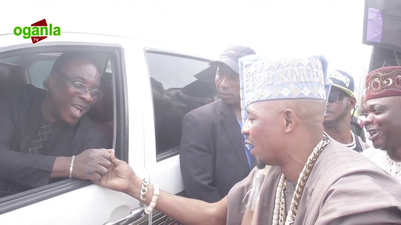 ARRIVAL OF K1 DE ULTIMATE AS HE WAS WELL WELCOME AT OBA ALADO OF ADO ANNIVERSARY