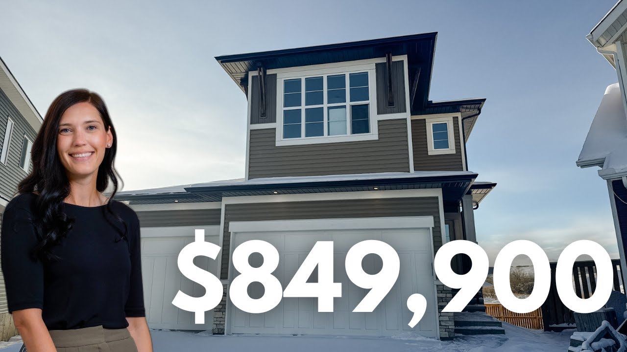 Moving to Cochrane, Alberta: Tour An $849,900 Home In Cochrane, Alberta With A Triple Car Garage!