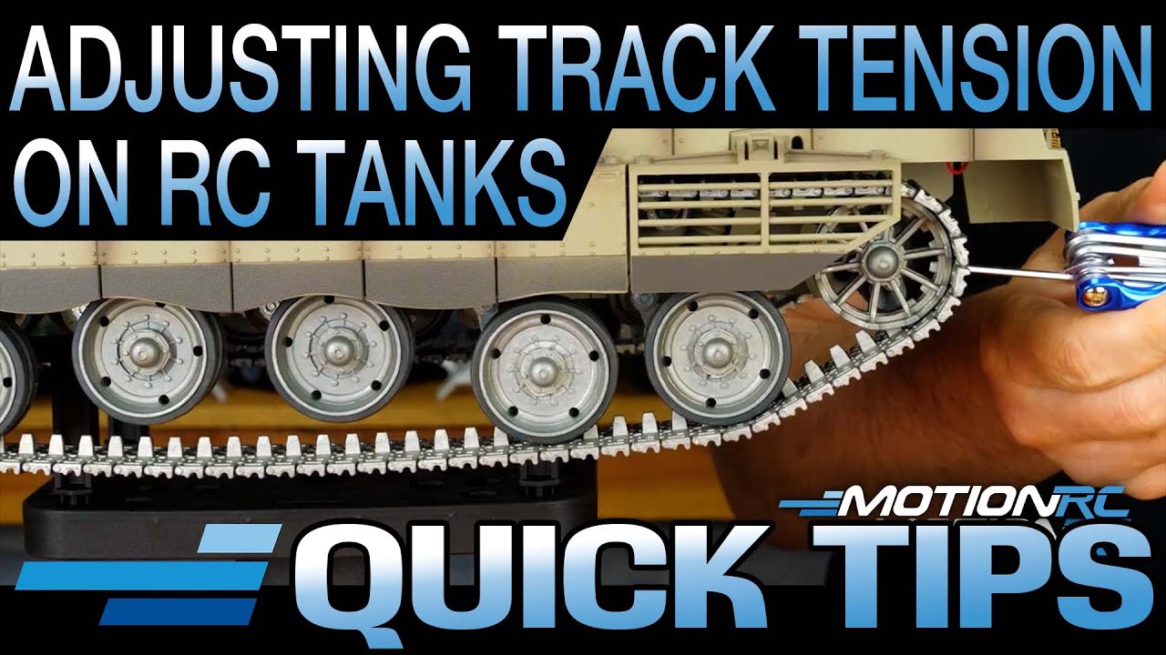 Adjusting the Track Tension of your Heng Long RC Tank | Motion RC