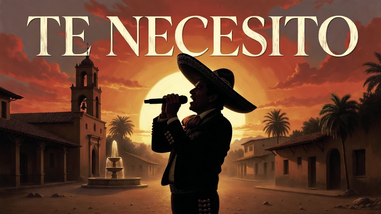 TE NECESITO 🌹 La Ranchera Más Triste Que Escucharás Hoy | Canción de Amor y Desamor