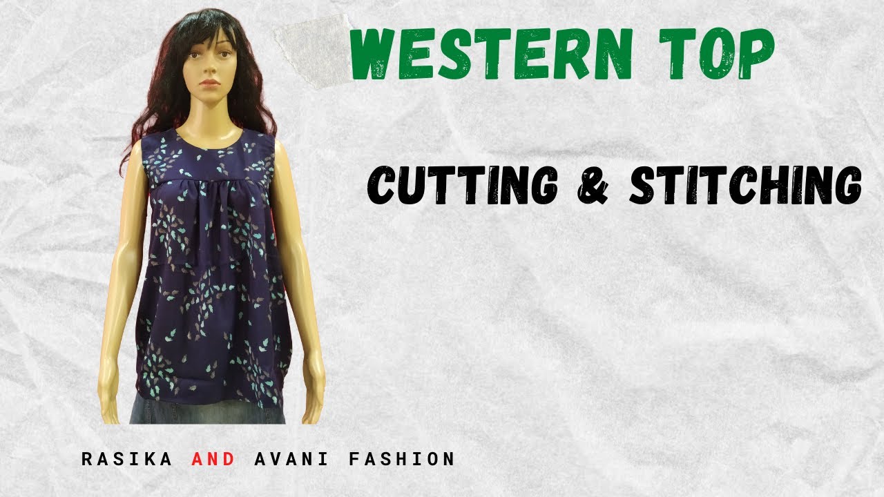 Western Top Cutting and Stitching |  Balloon top cutting and stitching