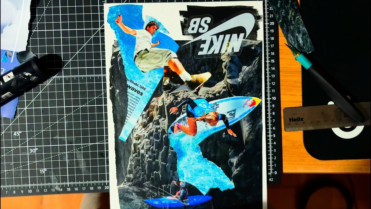 dope Poster made of magazine