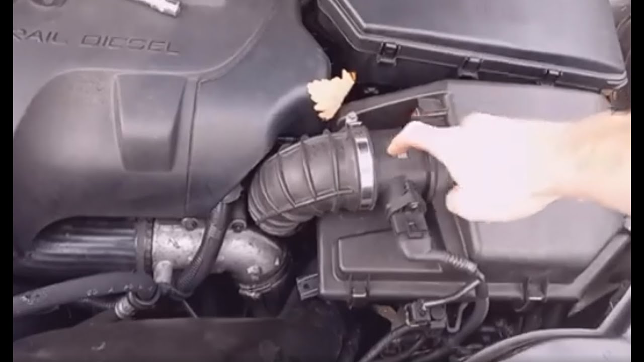 Volvo D5 MAF Sensor replacement (Air Flow Mass) #diymechanic #xc90