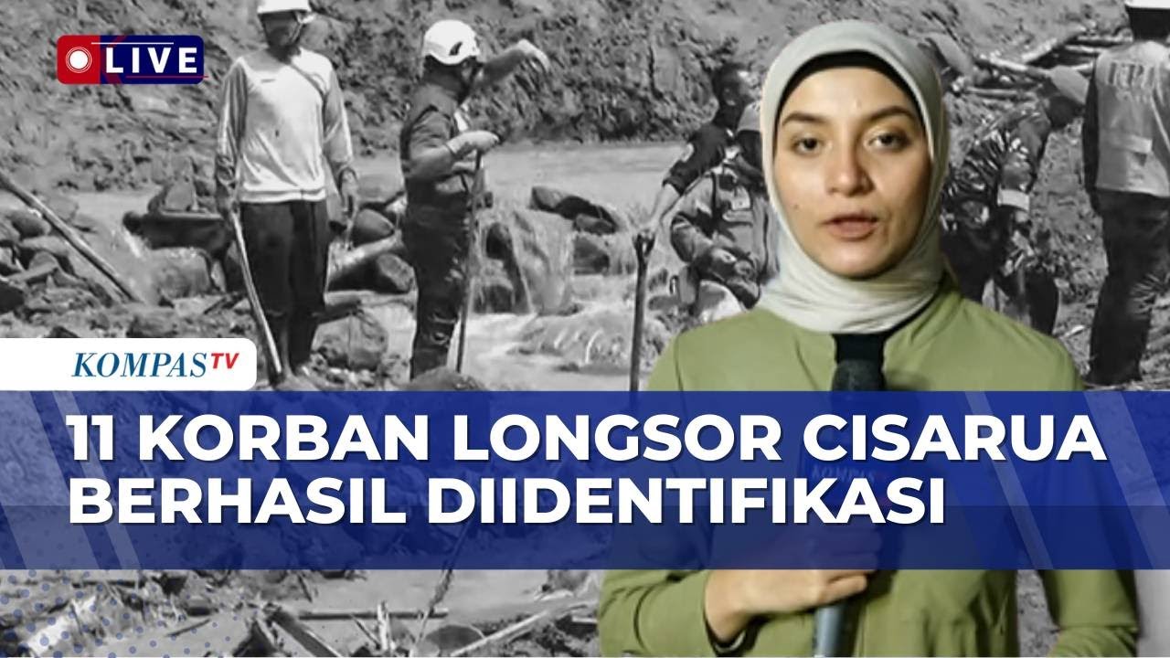 Tim DVI Berhasil Identifikasi 11 Korban Longsor Cisarua | KOMPAS MALAM