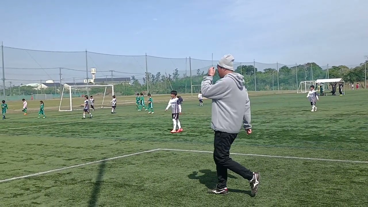 U9第3回全国少年サッカー交流大会in茨城　　　南陽FCU8vsJFCアミスタ市貝前半