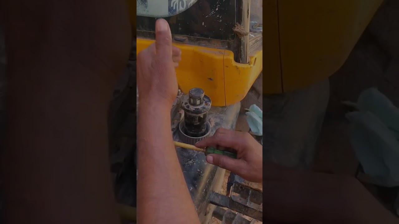 Jcb 3dx bs4 ka hydraulic filter kese change kre ||