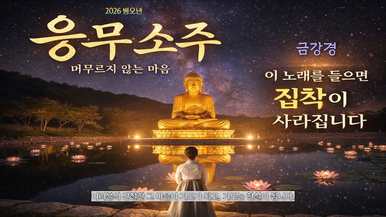 ☕아무것도 붙잡지 마세요 | 🎧노래로 듣는 금강경🎶