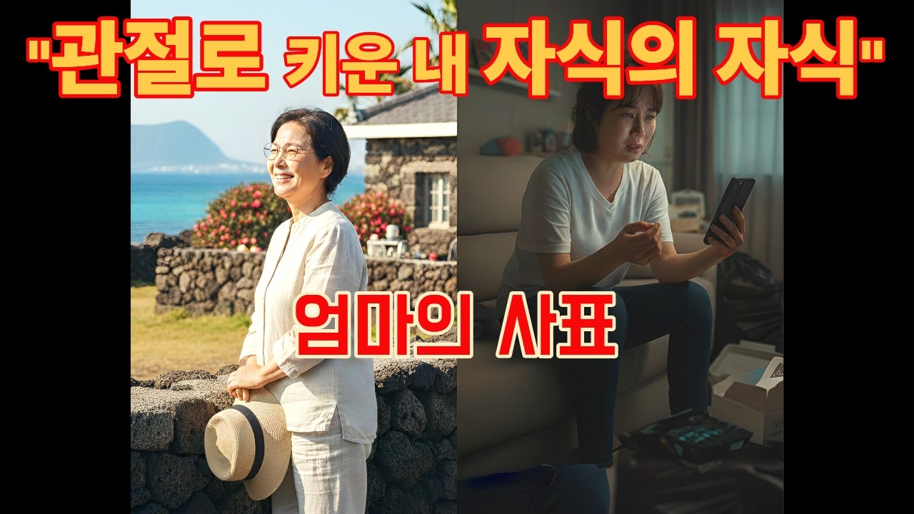 관절로 키운 내 자식의 자식 : 영자 씨의 사표