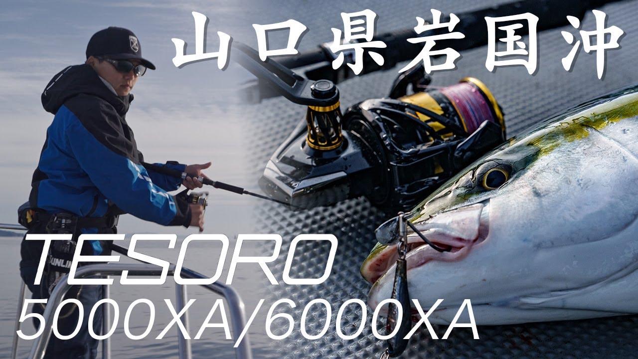 新番手リールTESORO 5000XA/6000XAでサワラ乱舞 in 山口県岩国沖