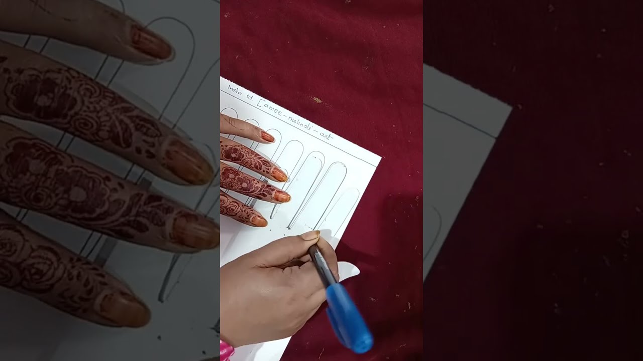 AMSE mehendi art is live! welcome to AMSE mehendi art || fingers mehndi design ||live Mehndi design