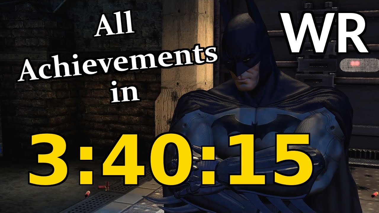 [Former WR] Batman: Arkham Asylum Speedrun (All Achievements) in 3:40:15