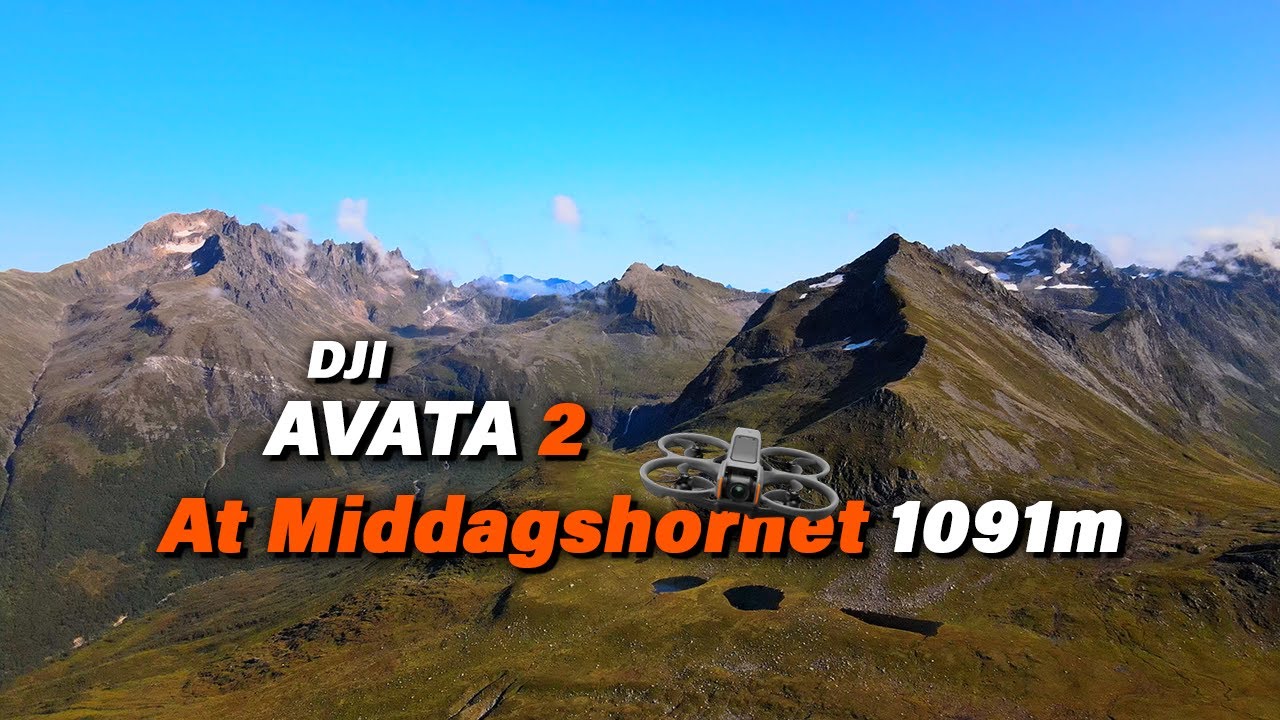 Hiking and Exploring Middagshornet in Norway-Sunnmøre at 1091meters with a DJI Avata 2