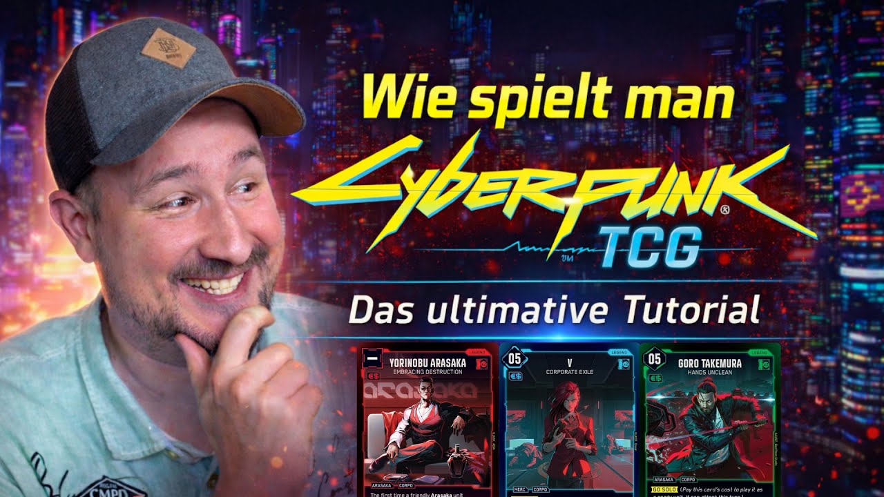CYBERPUNK TCG Tutorial - Wie funktioniert das NEUE CYBERPUNK TCG? GUIDE Deutsch