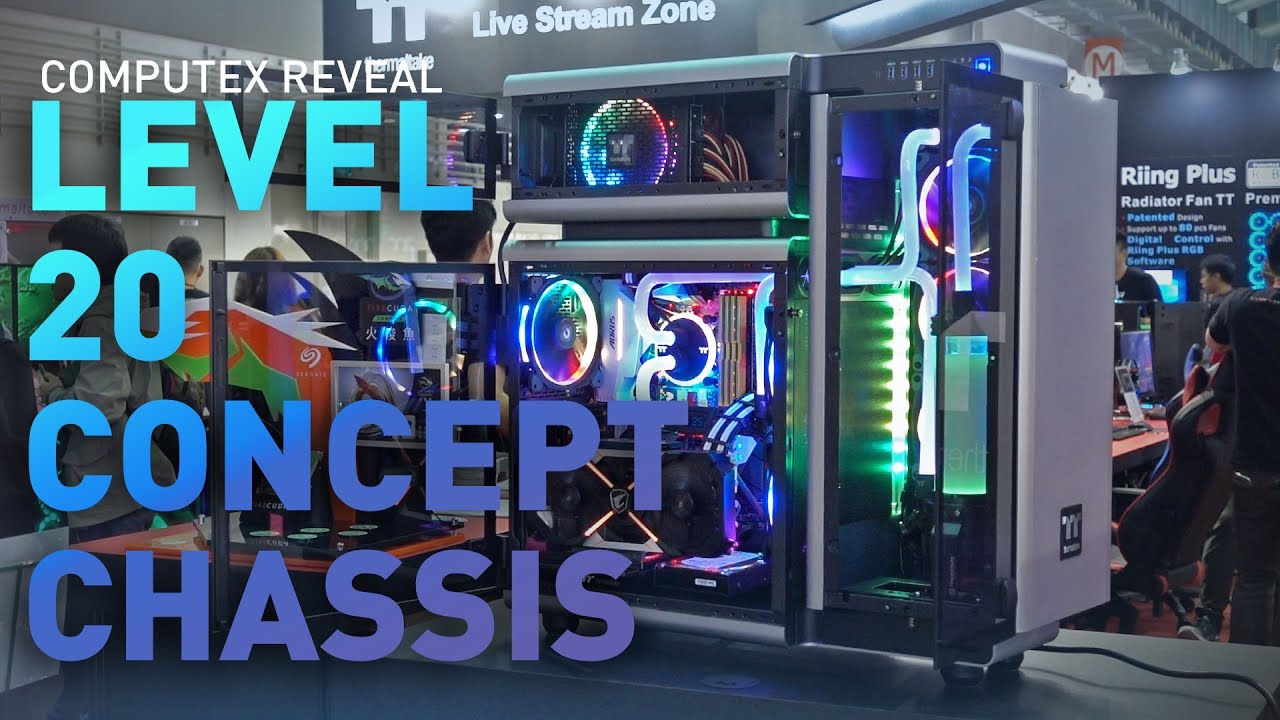 Computex Reveal: The Level 20 Concept Design Chassis by Thermaltake