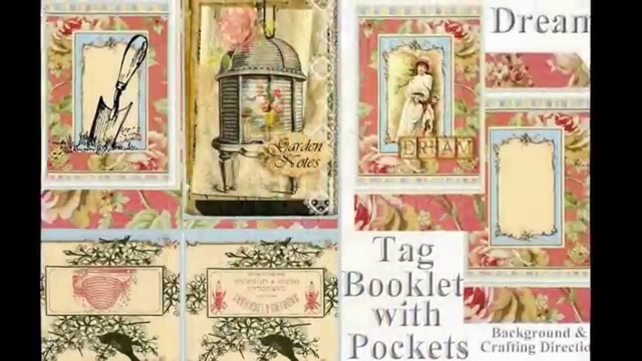 Digital Printable Tag Booklets with Tag Inserts