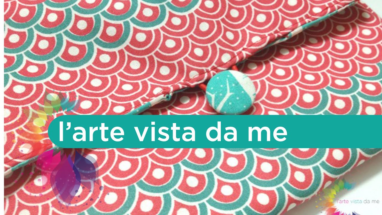 Cucito Creativo Tutorial: Pochette in stoffa porta Photo Sleeve Fuse - Fai da te