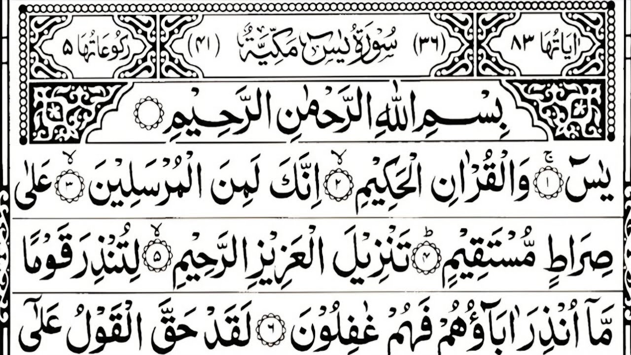📖🌿Surah Yaseen Surah Rahman || Best Qur'an Recitation | Surah Yasin Tilawat | Yaseen Surah full