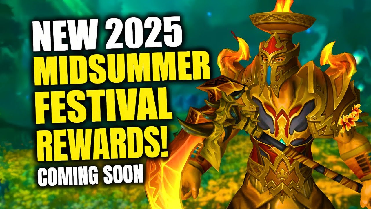 NEW Midsummer Fire Festival Rewards For 2025! New Awesome Transmogs! WoW The War Within 11.1.7