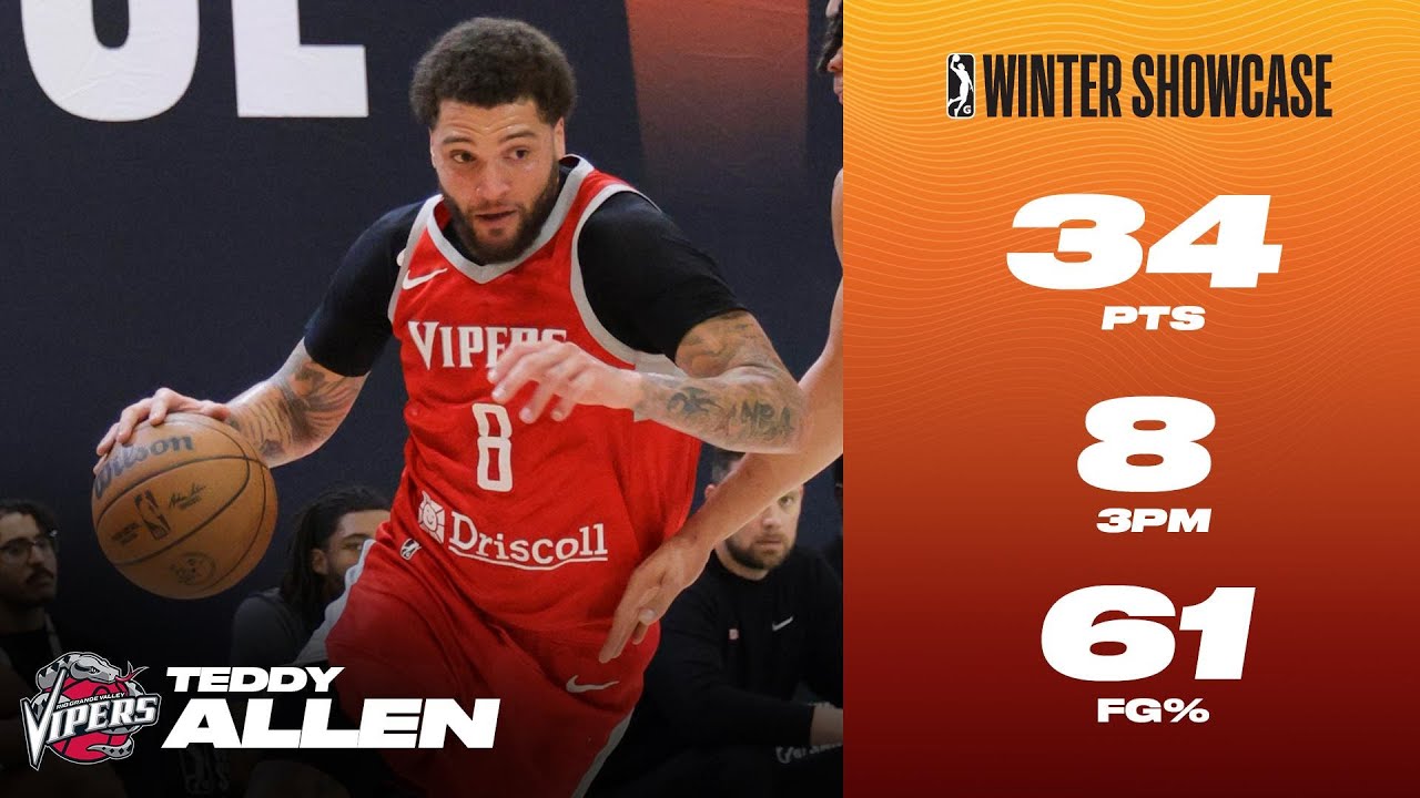 Teddy Allen Notched His 5th 30+ Point Game to Secure a Vipers W!