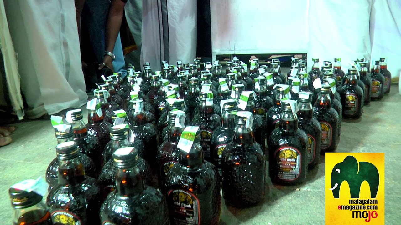 Malanada Temple and Old Monk Bottles