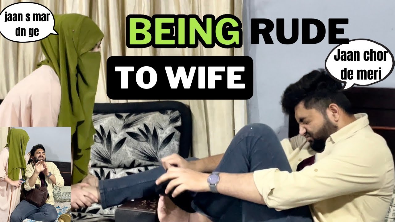 Ignoring challenge On Wife Gone Hilarious 😂😀😃 / Husband gives a challenge to wife 