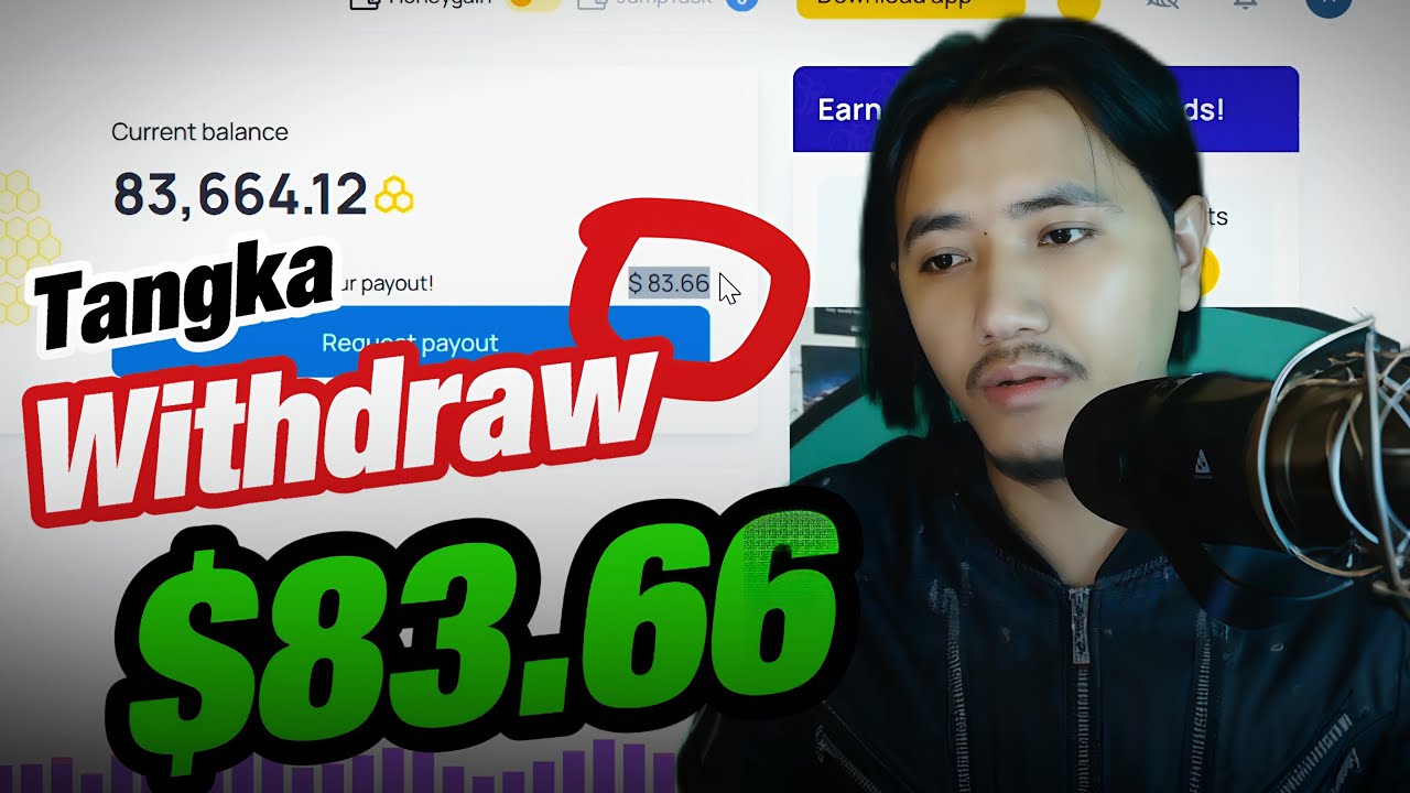 Honeygain Free Tangkako Withdraw ka.taigenok