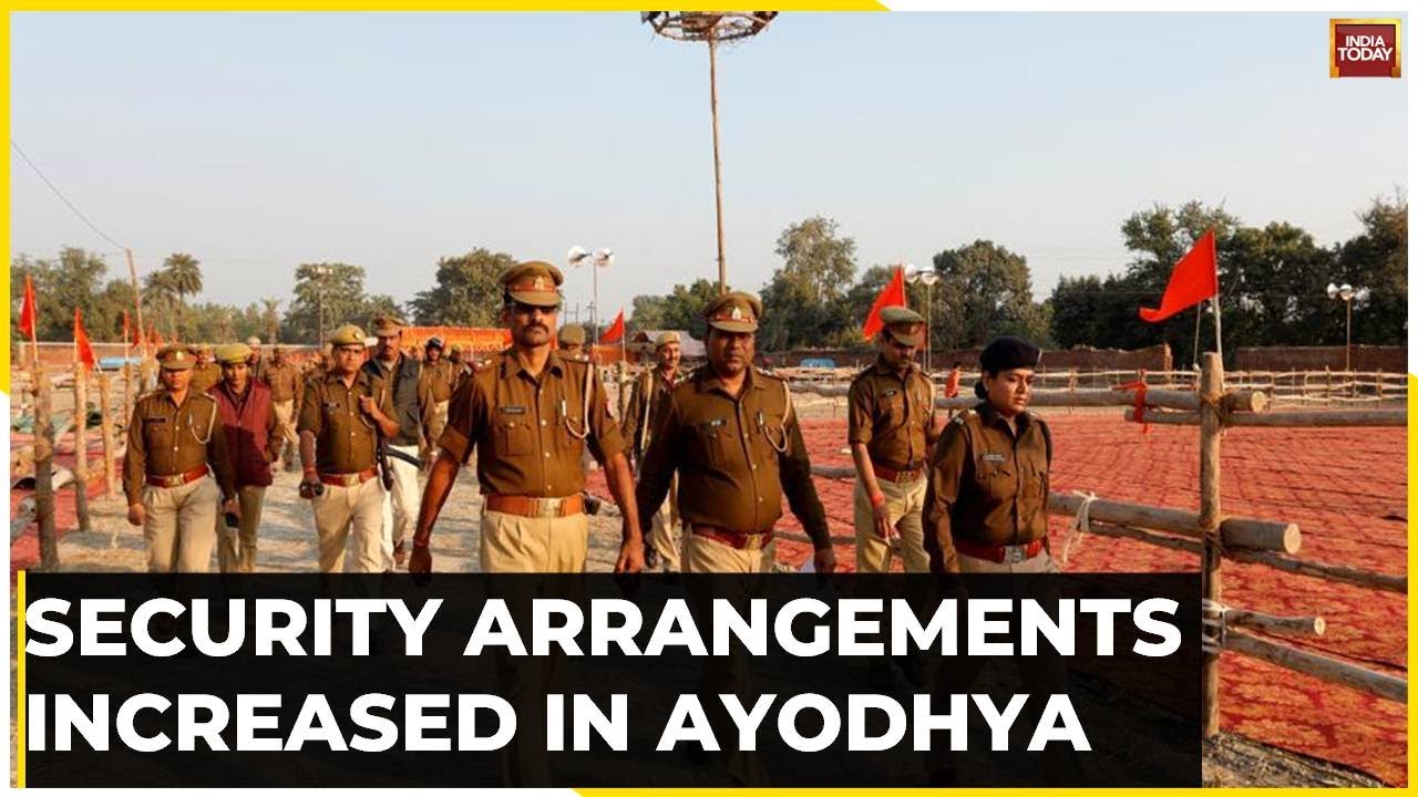 Security Arrangements Increased In Ayodhya Ahead Of 'Pran Pratishtha' Of Ram Mandir
