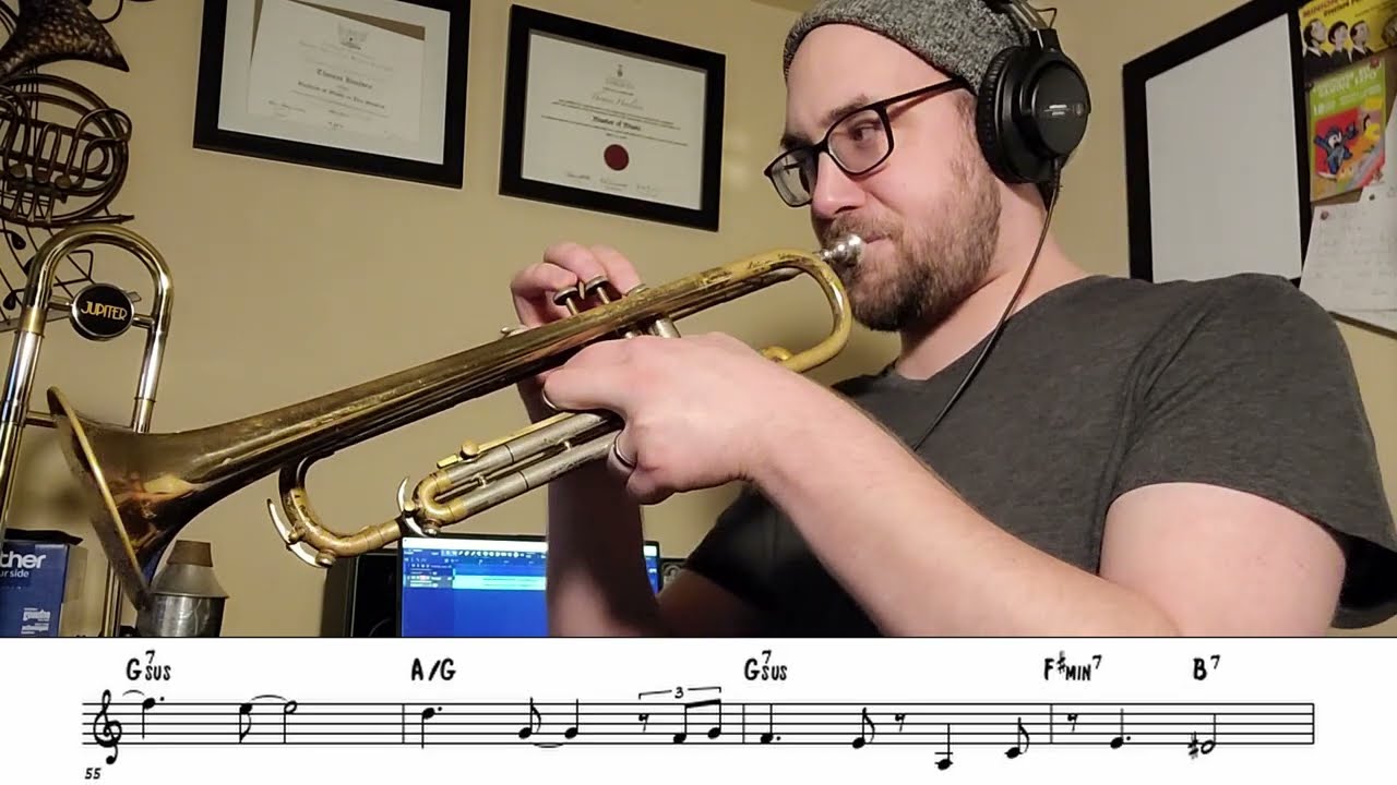 Chet Baker Transcription - Dolphin Dance from Mister B.