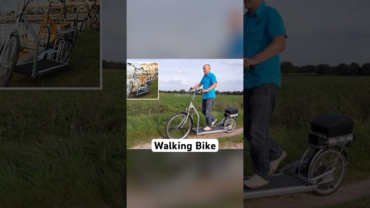 The Person Who Invented This Walking Bike Is Genius