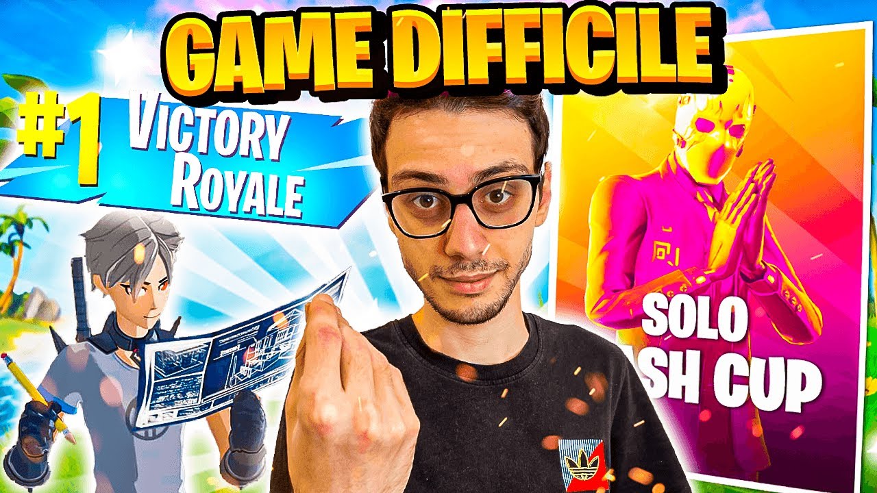 HO VINTO un GAME DIFFICILISSIMO in SOLO CASH CUP - FORTNITE