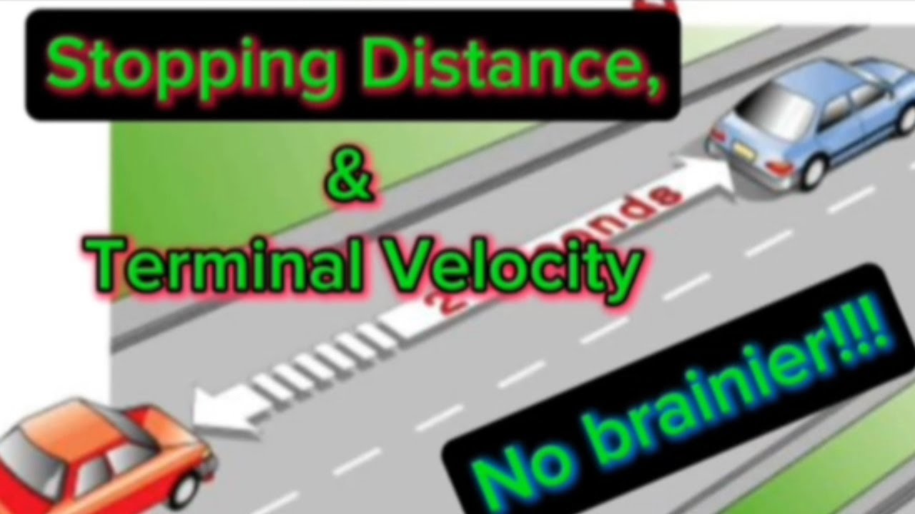 🔴Grade 11 phy unit 3 Stopping distance#