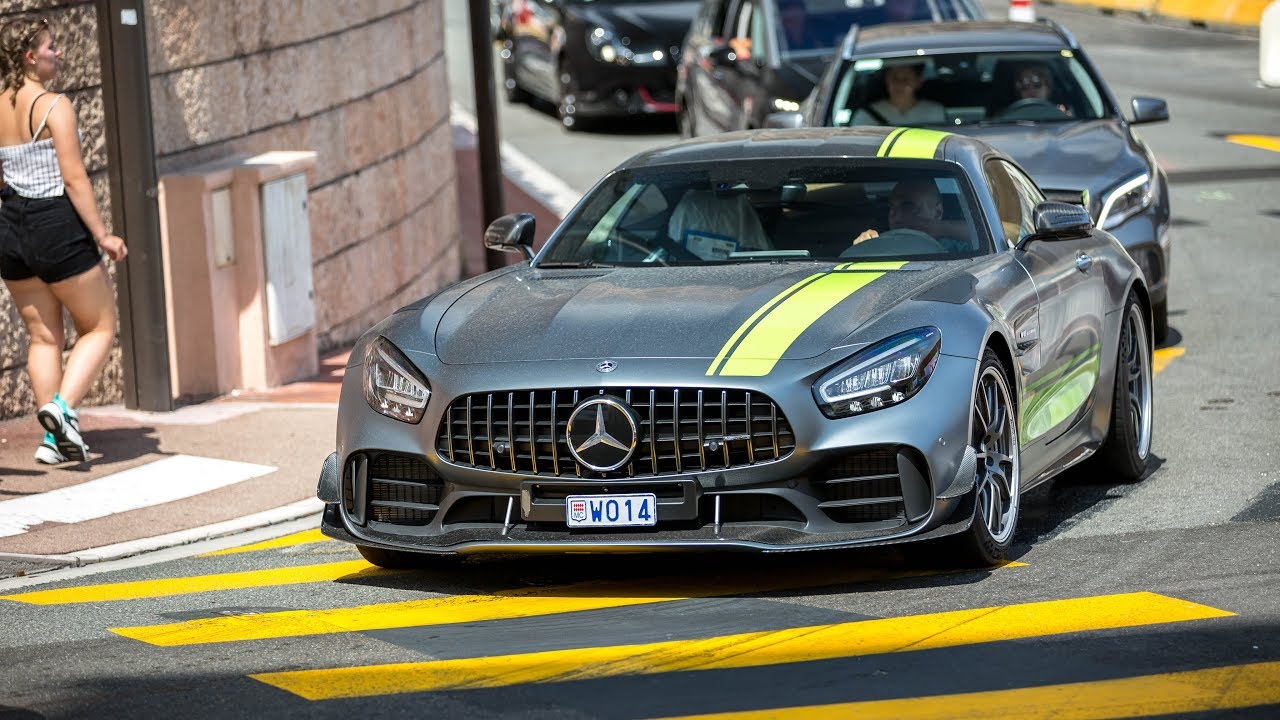 Supercars in Monaco 2019 - VOL. 18 (2x Chiron, Zonda F, Fab Design SLR, AMG GT R Pro, 675LT)