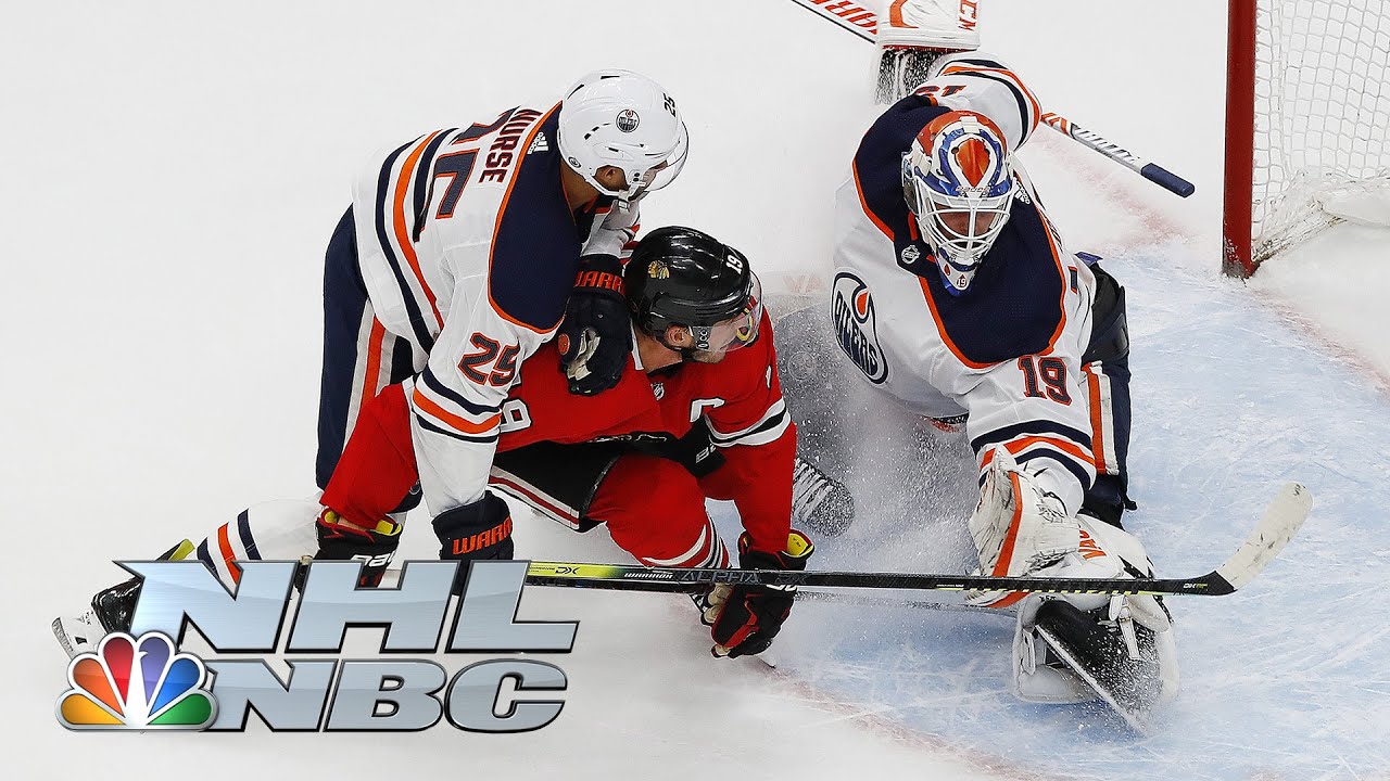 NHL Stanley Cup Qualifying Round: Oilers vs. Blackhawks | Game 4 EXTENDED HIGHLIGHTS | NBC Sports