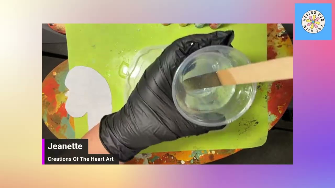 Creations of the heart art. Alcohol Ink Frame pt 1