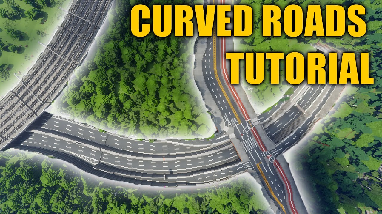 HOW TO MAKE CURVED ROADS IN MINERCAFT