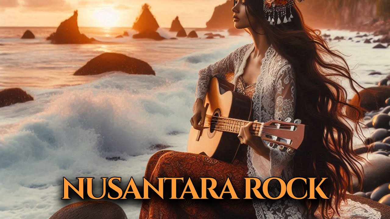 Epic Instrumental Rock Journey Through a Volcanic Landscape in Original Nusantara Style