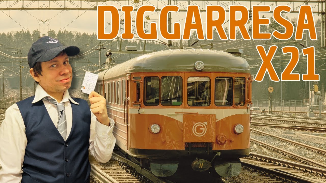 Diggarresa med X21 (Tumba - Stockholm - Upplands Väsby)
